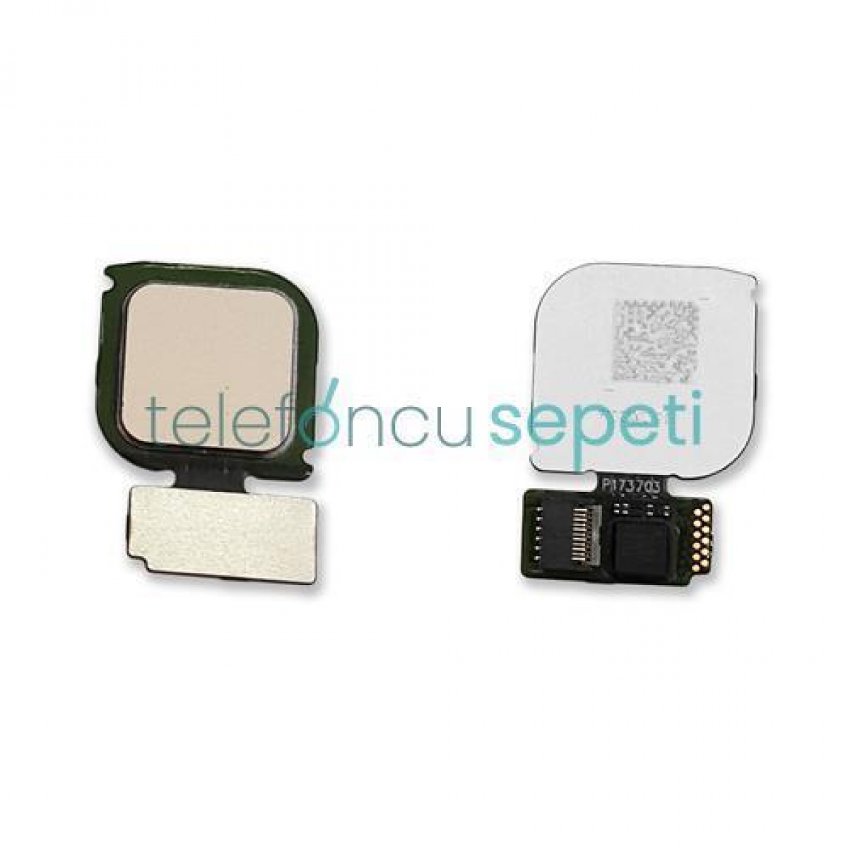 Huawei P10 Plus Home Parmak Okuyucu Filmi  Gold