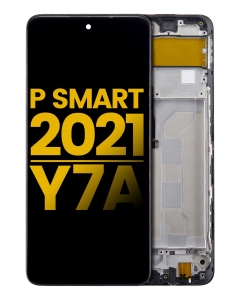 Huawei P Smart 2021 Ekran Dokunmatik Siyah Çıtalı Servis