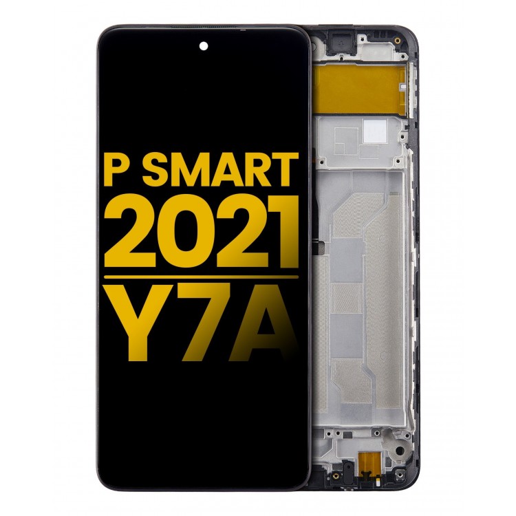 Huawei P Smart 2021 Ekran Dokunmatik Siyah Çıtalı %100 Orijinal