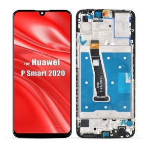 Huawei P Smart 2020 Ekran Dokunmatik Siyah Çıtalı Orjinal