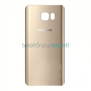 Samsung Galaxy Note 5 N920 Arka Kapak Gold Orjinal