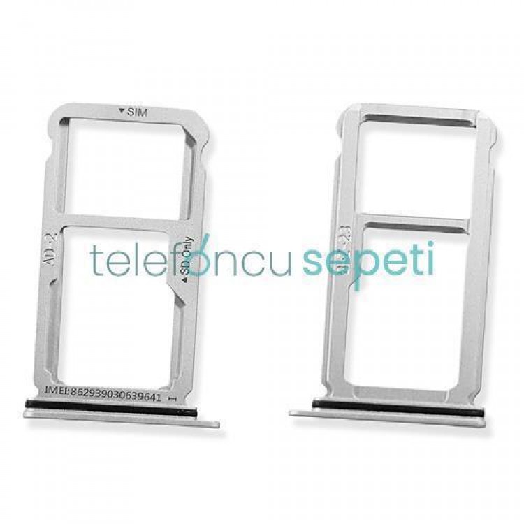 Huawei P10 Plus Sim Kart Tepsisi Beyaz