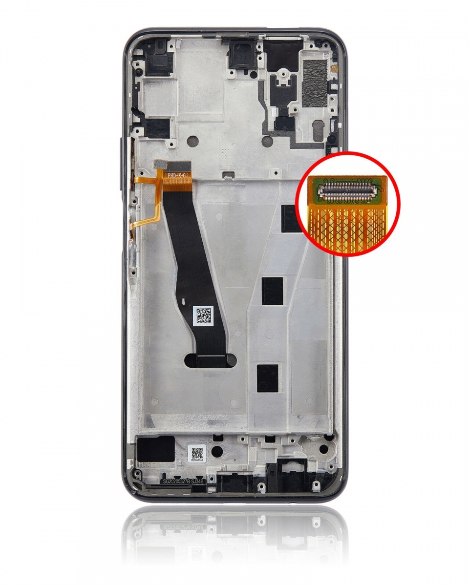 Huawei P Smart Pro Ekran Dokunmatik Siyah Çıtalı Revize