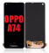 Oppo A74 Ekran Dokunmatik Siyah Çıtasız Orjinal Servis