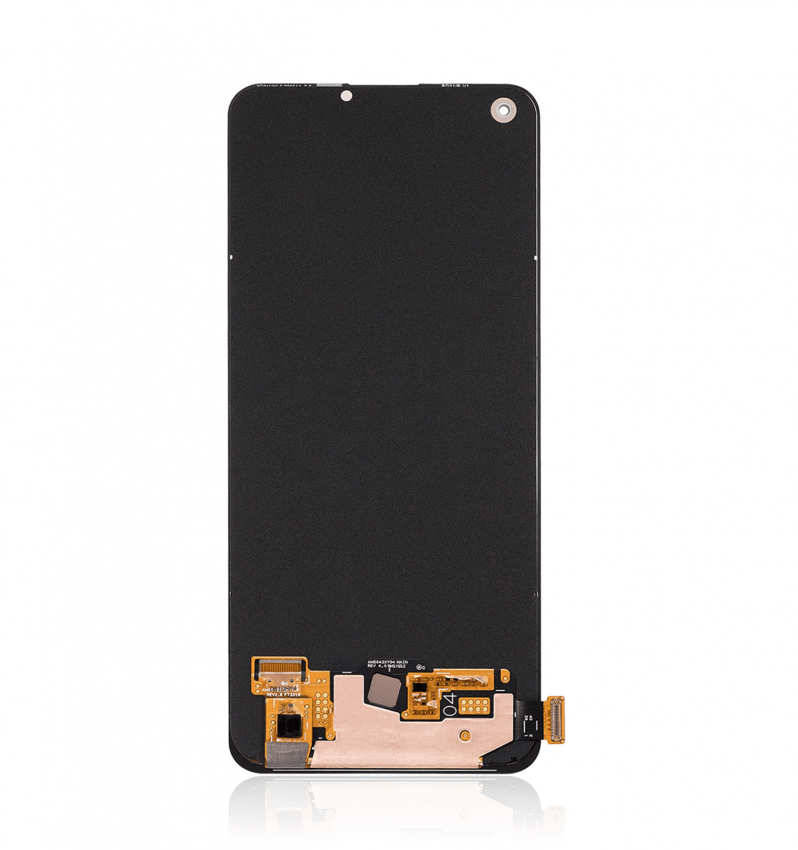 Oppo A74 Ekran Dokunmatik Siyah Çıtasız Orjinal Servis