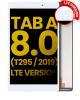 Samsung Galaxy Tab A T295 Ekran Dokunmatik Beyaz Orjinal