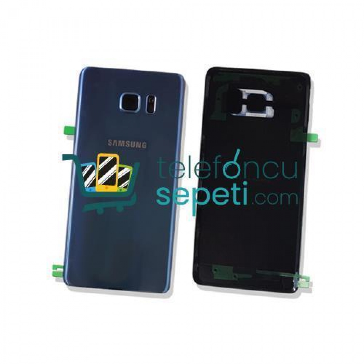 Samsung Galaxy Note 7 Fan Edition N935 N930 Arka Kapak Mavi Orjinal