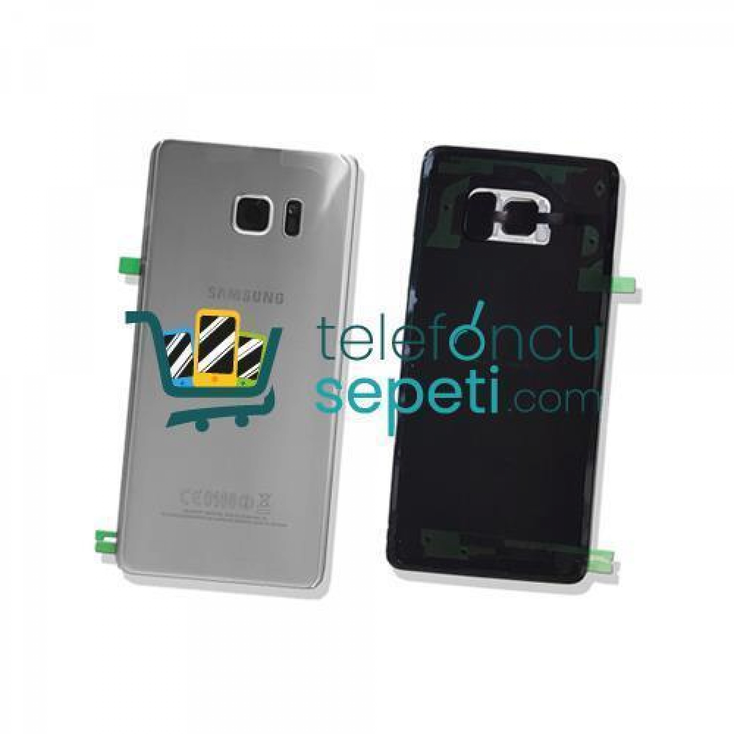Samsung Galaxy Note 7 Fan Edition N935 N930 Arka Kapak Silver Orjinal