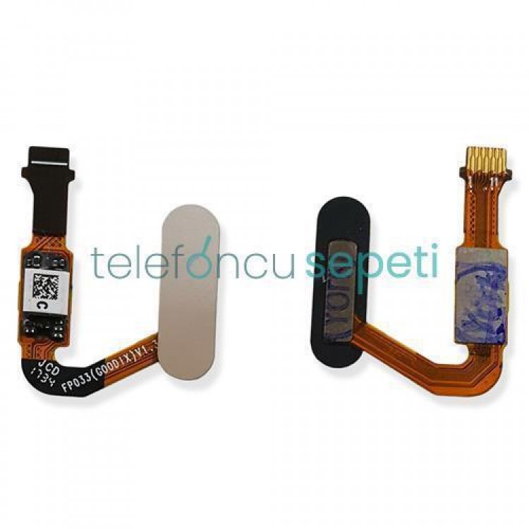 Huawei P20 Pro Home Parmak Okuyucu Filmi Gold