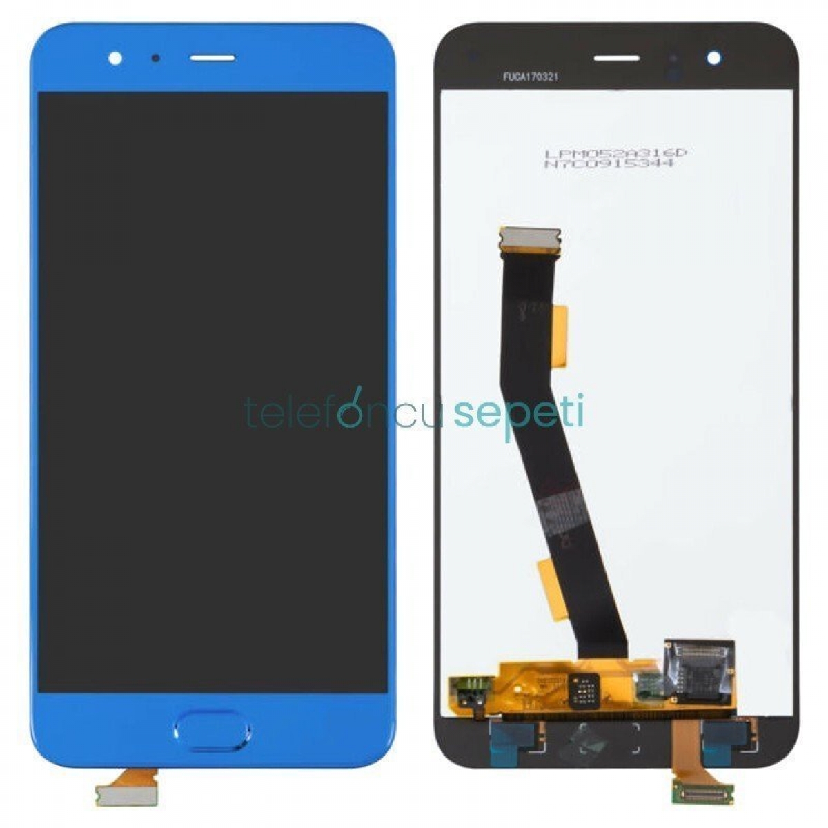 Xiaomi Mi 6 Ekran Dokunmatik Mavi Çıtasız Parmak izli Orjinal Xiaomi Mi 6 Ekran Dokunmatik Mavi Çıtasız Parmak izli Orjinal