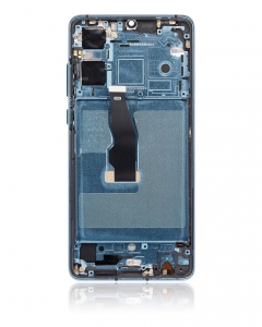 Huawei P30 Ekran Dokunmatik Mavi Çıtalı %100 Orijinal