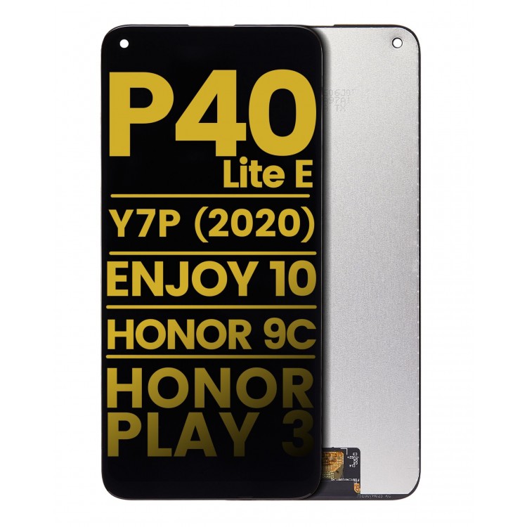 Huawei P40 Lite E Ekran Dokunmatik Siyah Çıtasız Orjinal