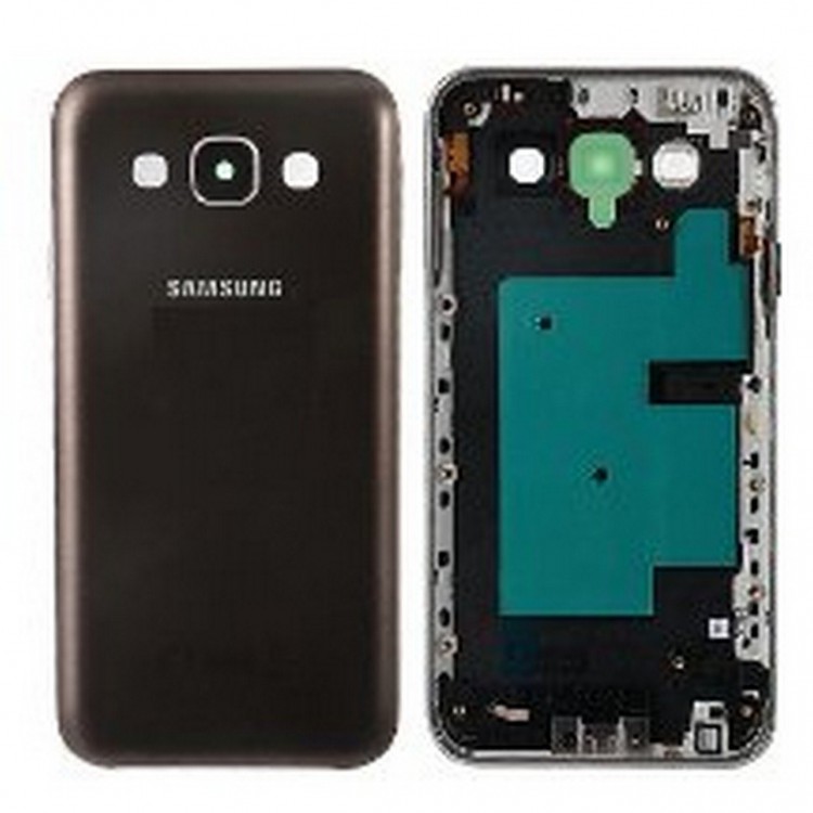 Samsung Galaxy E5 E500 Kasa Kapak Kahve