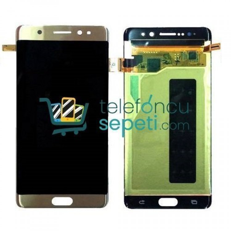 Samsung Galaxy Note 7 Fan Edition N935 N930 Ekran Dokunmatik Gold Çıtalı