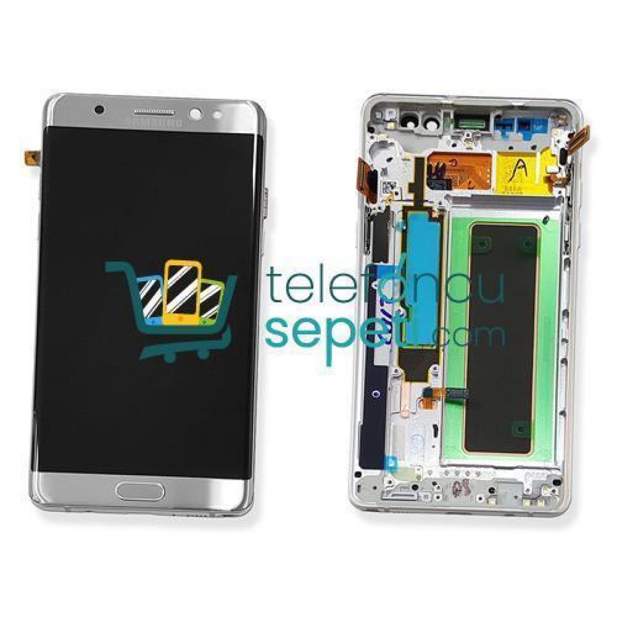 Samsung Galaxy Note 7 Fan Edition N935 N930 Ekran Dokunmatik Silver Çıtasız