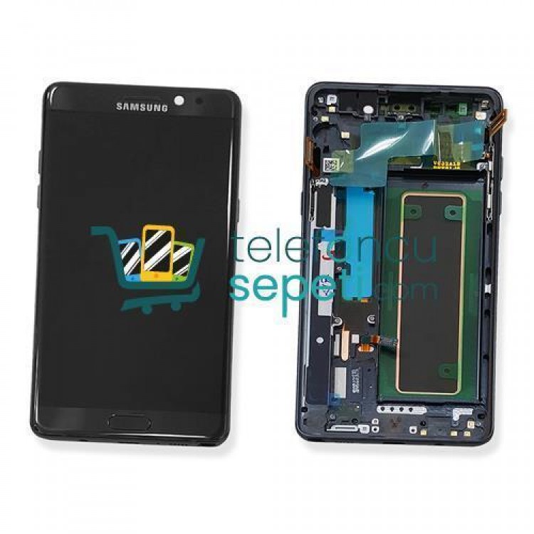 Samsung Galaxy Note 7 Fan Edition N935 N930 Ekran Dokunmatik Siyah Çıtalı