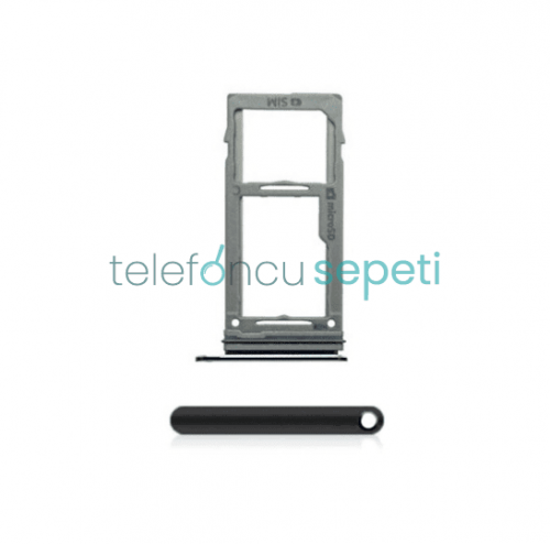 Samsung Galaxy Note 9 N960 Sim Kart Tepsisi Siyah