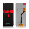 Tecno Camon 5 Ekran Dokunmatik Siyah Çıtasız Orjinal