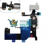 iPhone 5 Kulaklık Soketli Şarj Soketli Film Beyaz
