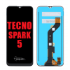 Tecno Spark 5 Ekran Dokunmatik Siyah Çıtasız Orjinal