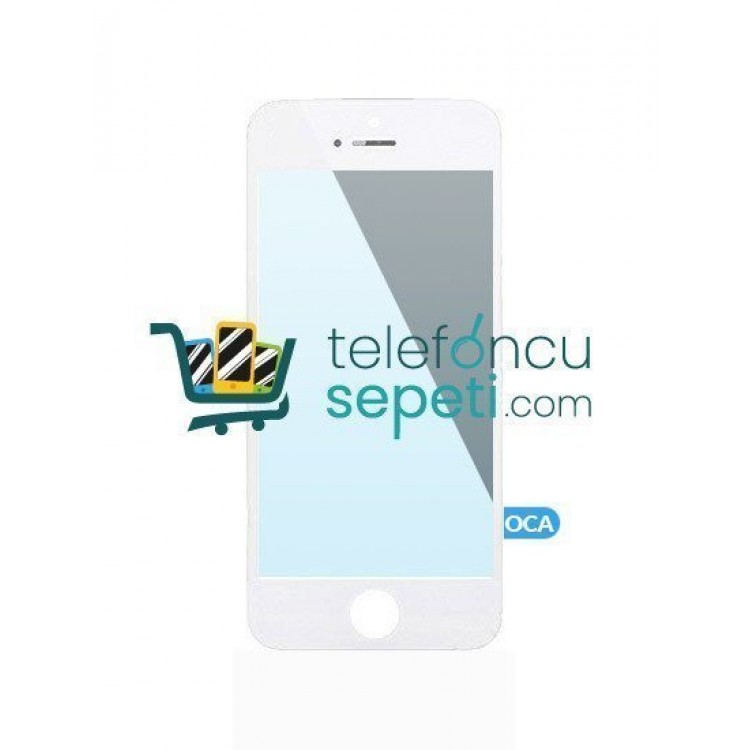 iPhone 5 Lens Ocalı Çıtalı Polarizeli Beyaz