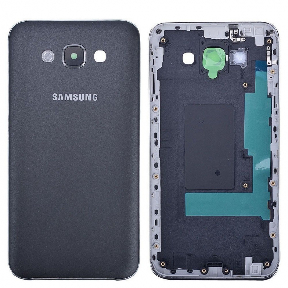 Samsung Galaxy E7 E700 Kasa Kapak Siyah