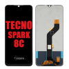 Tecno Spark 8c Ekran Dokunmatik Siyah Çıtasız Orijinal