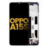 Oppo A15s Ekran Dokunmatik Siyah Çıtalı Orjinal