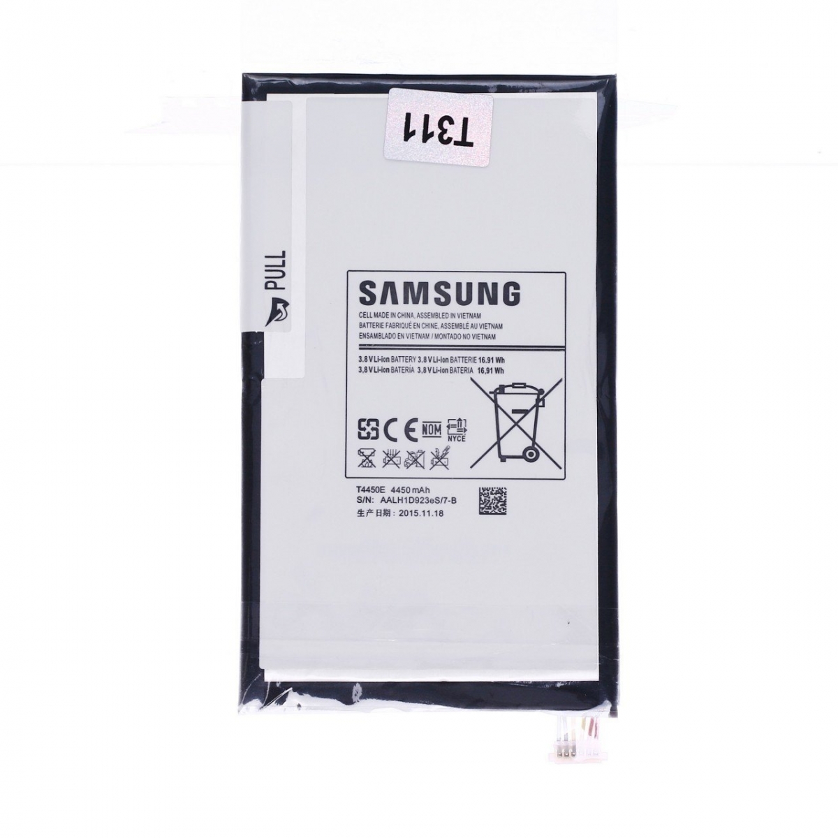 Samsung Tab 3 T310 T311 T3100 T3110 Batarya Pil Orijinal T4450E