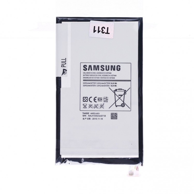 Samsung Tab 3 T310 T311 T3100 T3110 Batarya Pil Orijinal T4450E