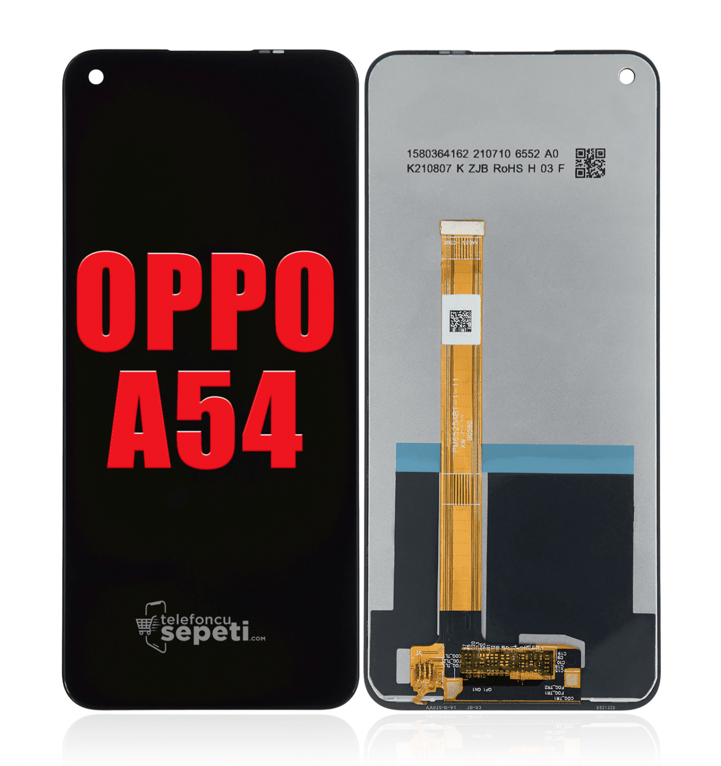 Oppo A54 Ekran Dokunmatik Siyah Çıtasız %100 Birebir Ürün