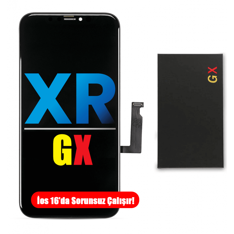 iPhone XR Ekran Dokunmatik Siyah Gx Marka