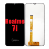 Oppo Realme 7i Ekran Dokunmatik Siyah Çıtasız Orjinal