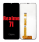 Oppo Realme 7i Ekran Dokunmatik Siyah Çıtasız Orjinal