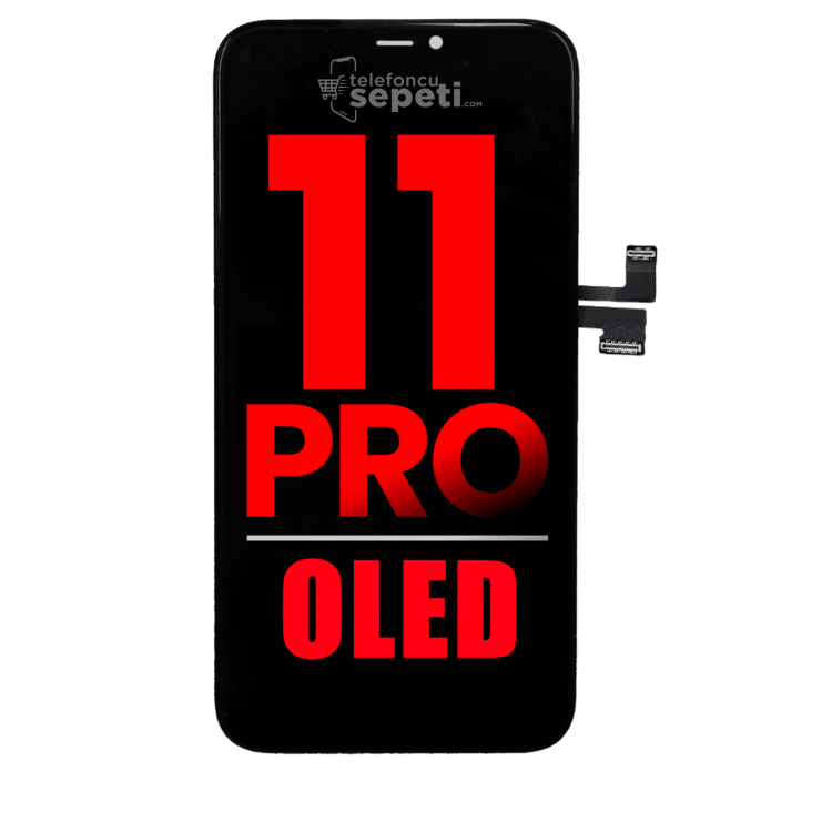 iPhone 11 Pro Ekran Dokunmatik Siyah %100 Oled