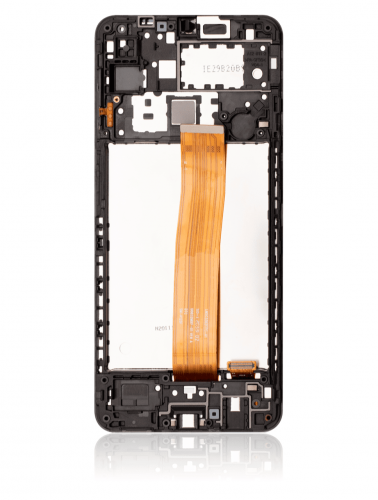 Samsung Galaxy A12 A125 Ekran Dokunmatik Siyah Çıtalı %100 Orijinal