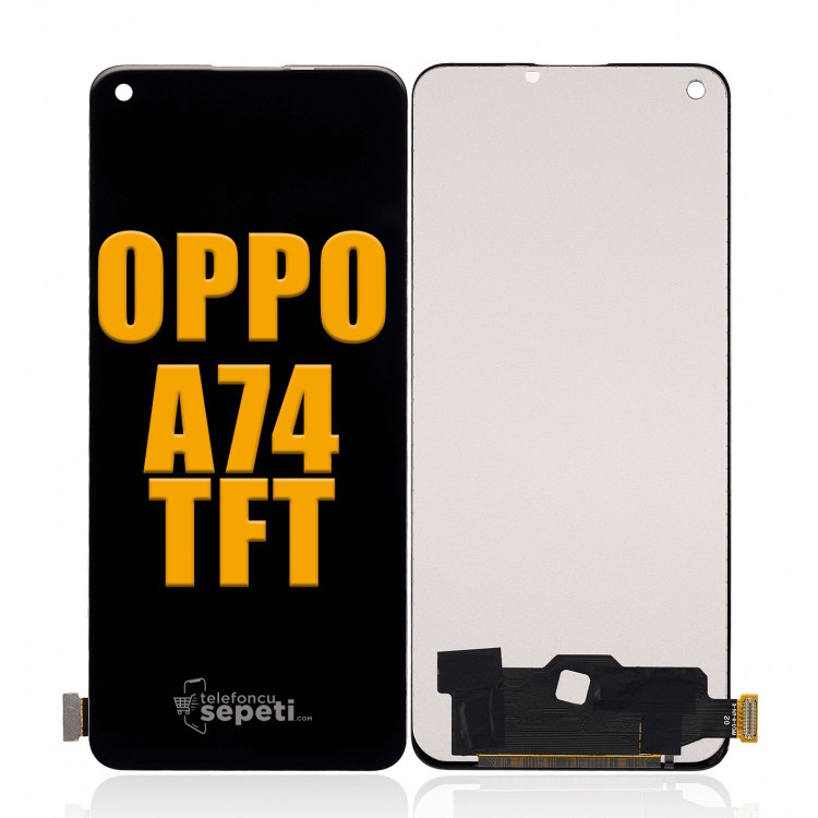 Oppo A74 Ekran Dokunmatik Siyah Çıtasız A Plus Kalite
