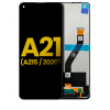 Samsung Galaxy A21 A215 Ekran Dokunmatik Siyah Çıtasız A Plus Kalite