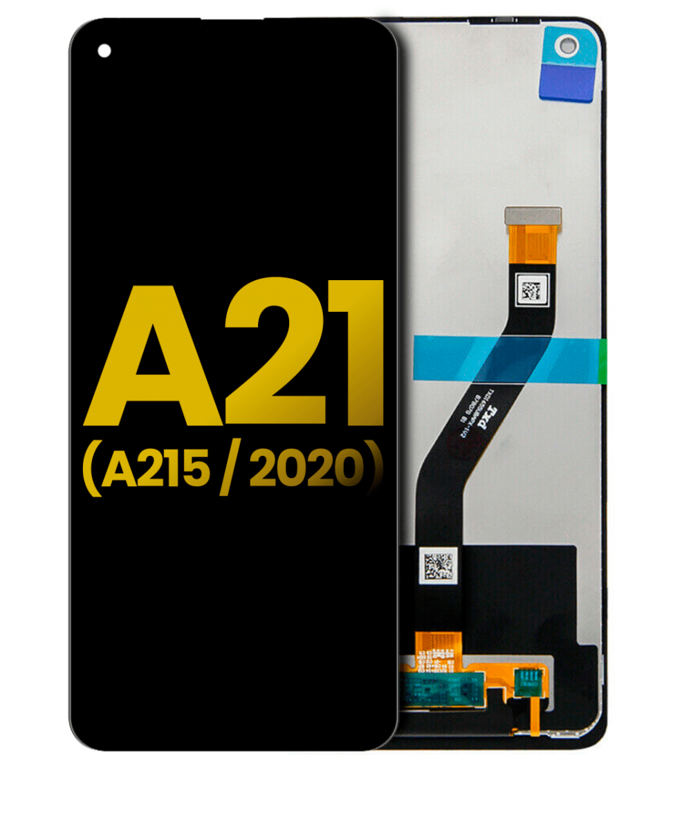 Samsung Galaxy A21 A215 Ekran Dokunmatik Siyah Çıtasız A Plus Kalite