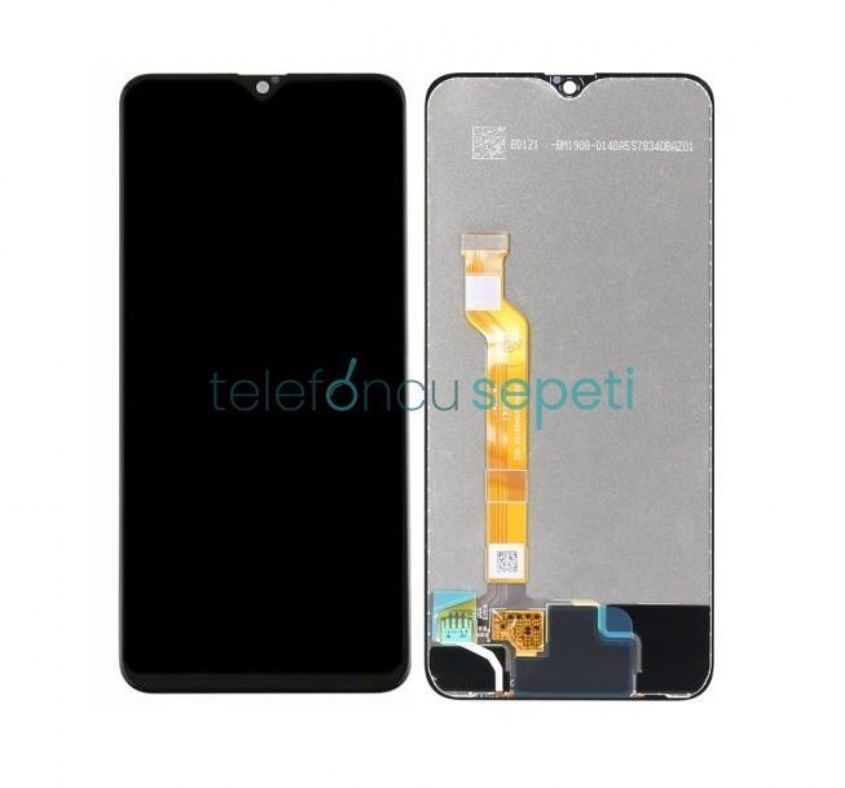 Oppo A7X Ekran Dokunmatik Siyah Çıtasız Orjinal