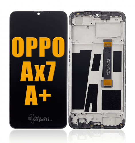 Oppo Ax7 Ekran Dokunmatik Siyah Çıtalı %100 Birebir Ürün