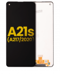 Samsung Galaxy A21s A217 Ekran Dokunmatik Siyah Çıtasız A Plus Kalite