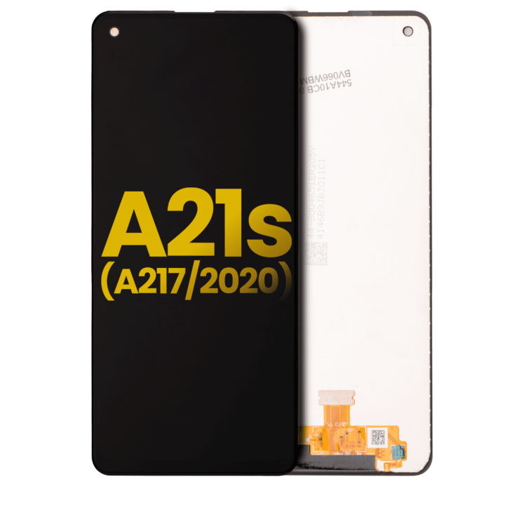 Samsung Galaxy A21s A217 Ekran Dokunmatik Siyah Çıtasız A Plus Kalite