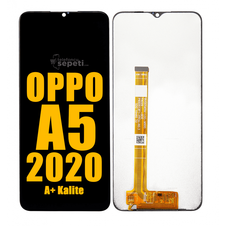 Oppo A5 2020 Ekran Dokunmatik Siyah Çıtasız A Plus Kalite