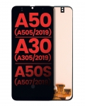 Samsung Galaxy A50s A507 Ekran Dokunmatik Siyah Çıtasız Oled