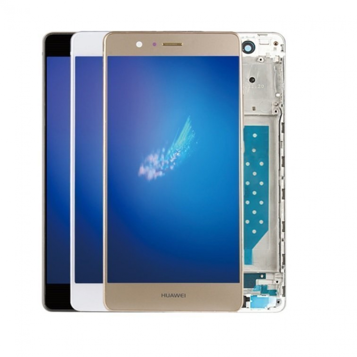 Huawei P9 Lite Ekran Dokunmatik  Siyah Çıtalı