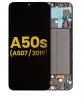 Samsung Galaxy A50s A507 Ekran Dokunmatik Siyah Çıtalı Orjinal