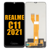 Realme C11 2021 Ekran Dokunmatik Siyah Çıtasız A Plus Kalite