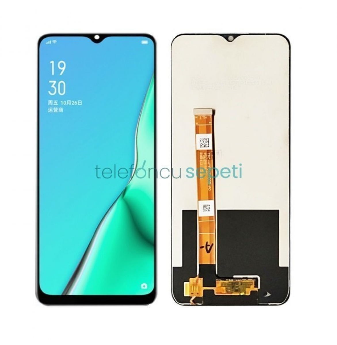 Oppo A11X Ekran Dokunmatik Siyah Çıtasız