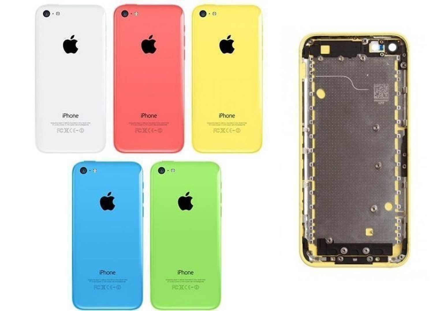 iPhone 5c Kasa Sarı Boş iPhone 5c Kasa Sarı Boş